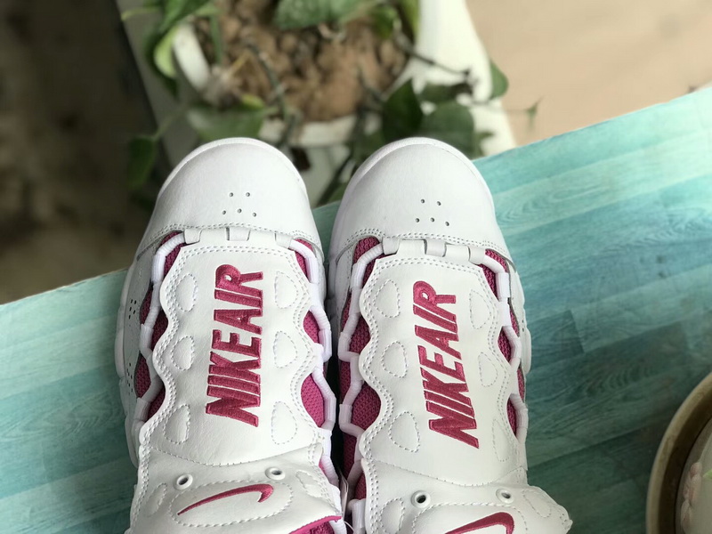 Authentic Nike Air More Moeny white&pink women